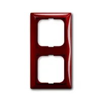 Рамка 2 поста ABB BASIC55, foyer-red, 2CKA001725A1517