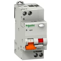 Дифавтомат Schneider Electric Домовой 2P 25А (C) 4.5кА 300мА (AC), 11471