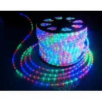 Светодиодный дюралайт 2W RGB 36 LED, свечение с динамикой, D13мм, бухта 14м