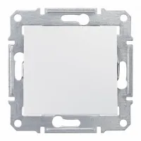 Переключатель 1-клавишный Schneider Electric SEDNA, скрытый монтаж, белый, SDN0400521