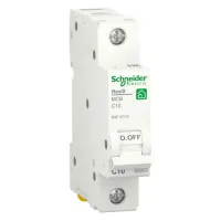 Автоматический выключатель Schneider Electric Resi9 1P 10А (C) 6кА, R9F12110