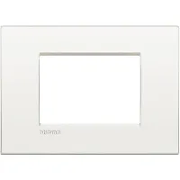 Рамка 3 модуля BTicino LIVING LIGHT, белый, LNC4803BN