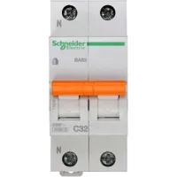 Автоматический выключатель Schneider Electric Домовой 1P+N 32А (C) 4.5кА, 11216