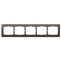 Рамка Legrand Galea Life 5 постов горизонтальная Dark Bronze