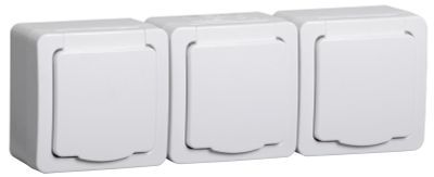 IEK  Гермес Plus   Бел. Роз. 3-ая з/к ОП IP54 РСб23-3-ГПБб ERMP32-K01-16-54-EC