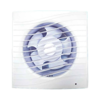 Осевой вентилятор ВИЕНТО, вытяжной с обратным клапаном, В125СК STILL (240 м3), ВОЛНА, шарикоподшипни