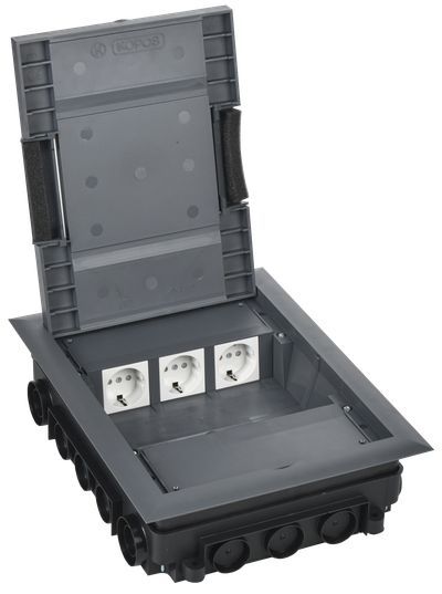 PRIMER Лючок напольный на 12 модулей ONFLOOR 12 IEK