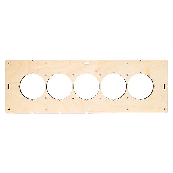 Шаблон для подрозетников c 5 отв. диам. 68 мм EKF Expert