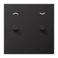 Центральная плата с символом «стрелки» 1 пост 2 тумблера конус серия LS1912 Jung Dark