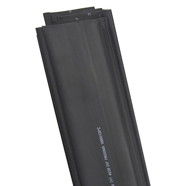 Термоусаживаемая трубка ТУТ нг 20/10 черная в отрезках по 1м EKF PROxima