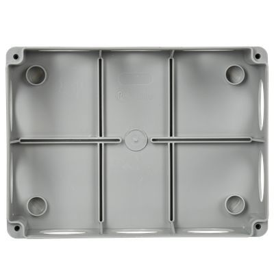 Коробка распаячная КМ41244 для открытой проводки безгалогенная (HF) 190х140х70мм IP55 10 гермовводов серая IEK