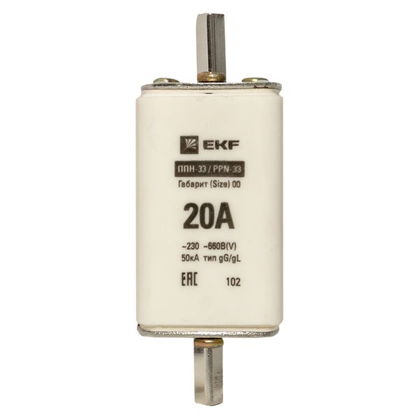 Плавкая вставка ППН-33 160/ 20А габарит 00 EKF