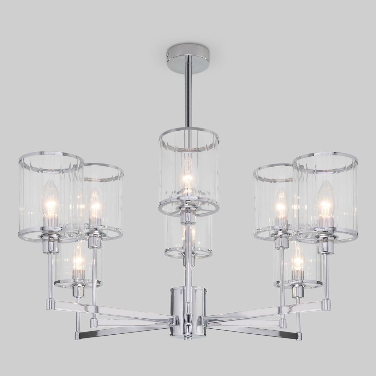 Потолочная люстра Eurosvet 60144/8 хром