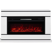 Каминокомплект ELEKAM bertino с очагом pulsar 38 белый с черным 100048