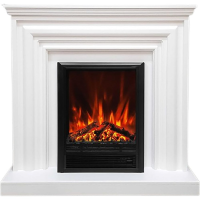 Каминокомплект ELEKAM vakanda с очагом pulsar 23g белый 100030