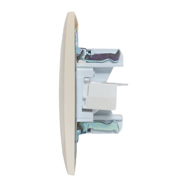 Валенсия розетка телефонная RJ-11 1-местная кремовая EKF PROxima