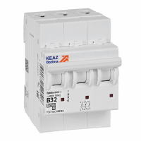 Выключатель автоматический модульный OptiDin BM63-3B32-4,5-УХЛ3 в комплекте 2 заглушки