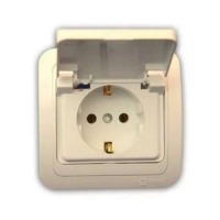 Makel  Мимоза Крем-Крем Роз. с крышк. IP20 СП 25029