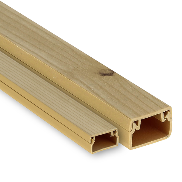 Канал кабельный (20x10) (96 м) светлое дерево EKF-Plast