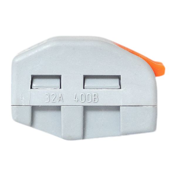 Клемма СМК 222-413 с рычагом 3 отверстия 0,08-2,5(4,0) мм2 EKF PROxima