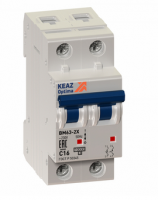 Выкл.автом.  2П  16А  хар-ка C  6кА  КЭАЗ OptiDin BM63-2NC16-УХЛ3 (Новый)