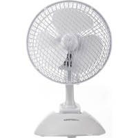 Настольный вентилятор Centek 20 Вт, диам: 19 см, клипса, металлическая решётка CT-5003 White