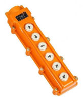 Пульт кноп. ПКТ-60 тельферный IP54 (б/ключа блокировки) желт.