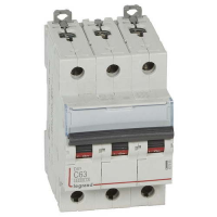 Выкл.автом.  3П  63A  хар-ка C  6кА/10кА  LGR  DX3 407865