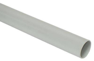Труба гладкая ПВХ жесткая легкая d=16мм серая 3м (111м/компл) IEK