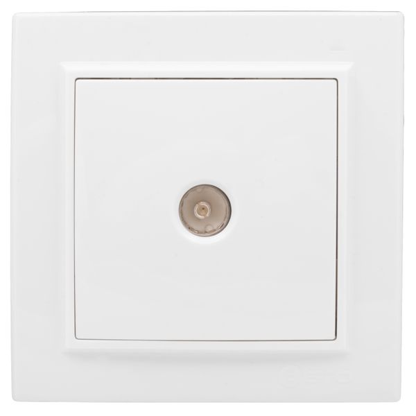 Минск Розетка TV 1-местная СП бел. 75Ом 5-862МГц EKF Basic