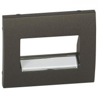 Legrand 771275 Galea Life  Корпус к розетке телефонной dark bronze