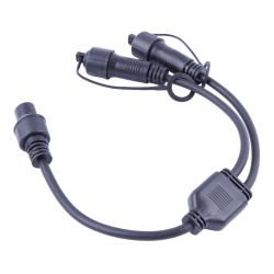 Провод-разветвитель для гирлянд Uniel UCX-F90 S2/0.4M/BK UL-00013233