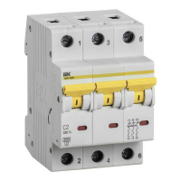 Выкл.автом.  3П   2А  хар-ка С  6кА  ВА47-60M  IEK MVA31-3-002-C