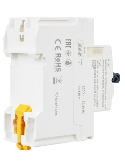 ARMAT Выключатель дифференциального тока R10N 2P 63А 100мА тип AC IEK