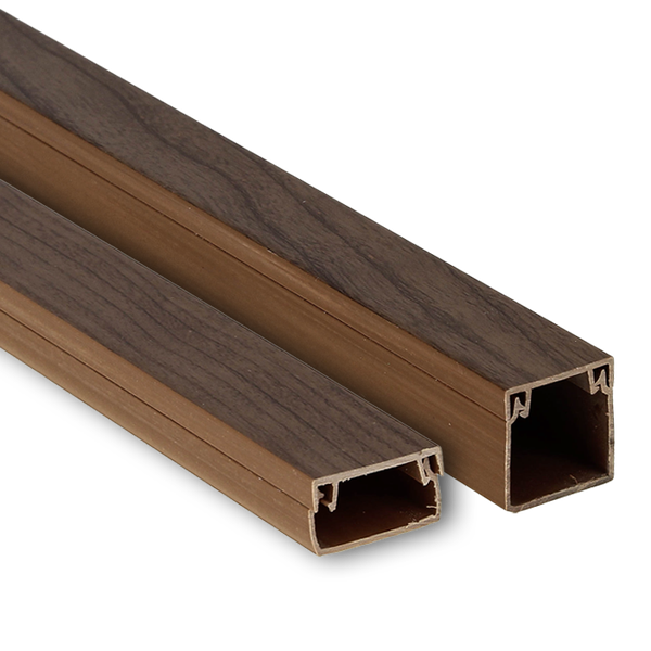 Канал кабельный (25x25) (32 м) темное дерево EKF-Plast