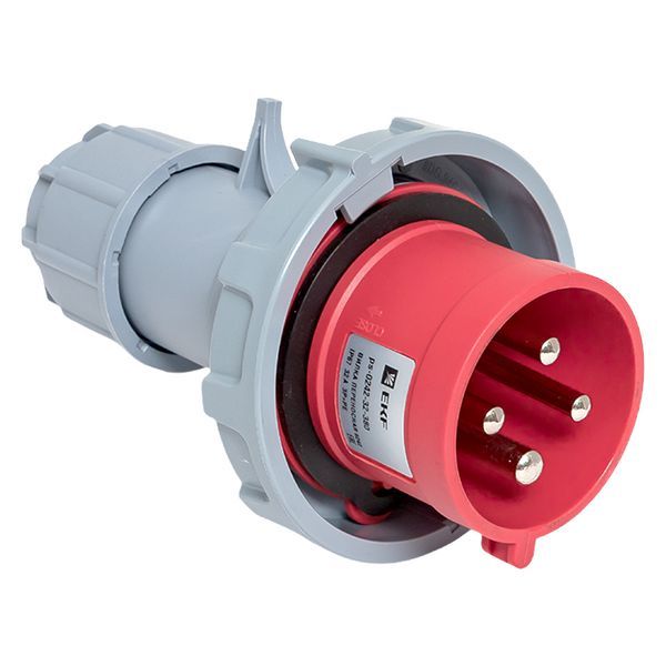 Вилка переносная 0242 3Р+РЕ 32А 380В IP67 EKF PROxima