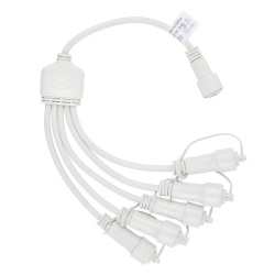 Провод-разветвитель для гирлянд Uniel UCX-F90 S5/0.4M/WH UL-00013236