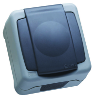 Makel  Менекше Сер. Роз. с крышк. IP55 ОП (пруж. заж.) 36064099