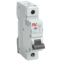 Выключатель автоматический AV-6 1P 2A (D) 6kA EKF AVERES