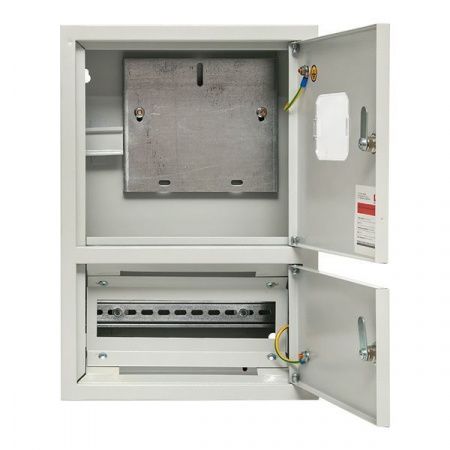 Щит учетно-распред. навесной ЩУРн-1/14 (Э) два отсека (БУР) (450x310x120) IP31 EKF PROxima