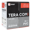 Кабель витая пара TERACOM PRO Cat.5E U/UTP 4 пары solid 24AWG оболочка PVC цвет серый (упак. 305м)