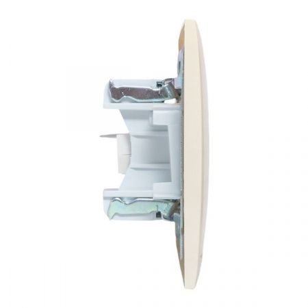 Валенсия розетка телефонная RJ-11 1-местная кремовая EKF PROxima