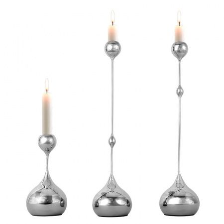 Подсвечник ArtHomeDecor DROP 6917 L SILVER