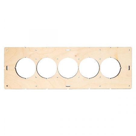 Шаблон для подрозетников c 5 отв. диам. 68 мм EKF Expert