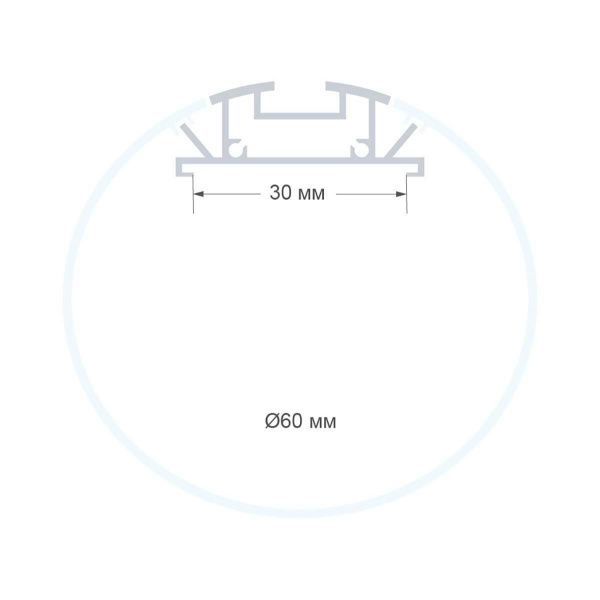 Профиль подвесной Apeyron 08-40