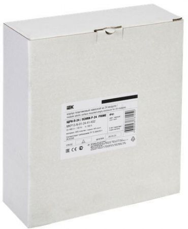 PRIME Корпус пластиковый ЩРН-П-24 модуля навесной черный IP41 IEK