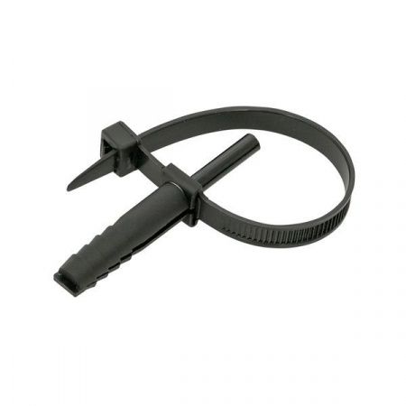 Хомут дюбельный черный (7x150) (50шт.) EKF PROxima