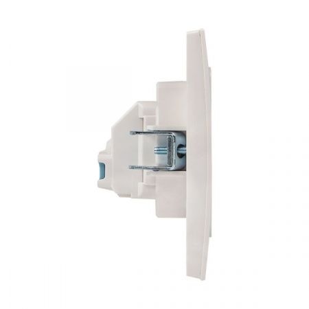 Стокгольм Механизм Розетки 1-местной б/з 10 А автоматические клеммы белый с защ. штор. EKF PROxima