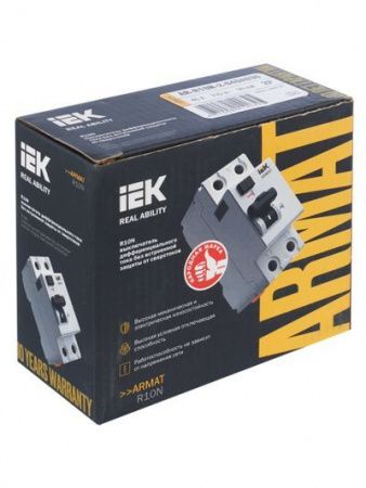 ARMAT Выключатель дифференциального тока R10N 2P 40А 30мА тип A IEK