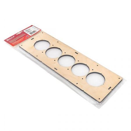 Шаблон для подрозетников c 5 отв. диам. 68 мм EKF Expert